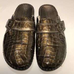 LaPlume Leather Mules